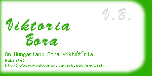 viktoria bora business card